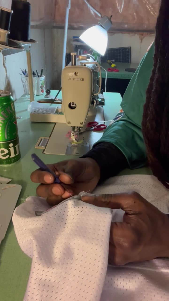 TMADE workshop: sewing in progress